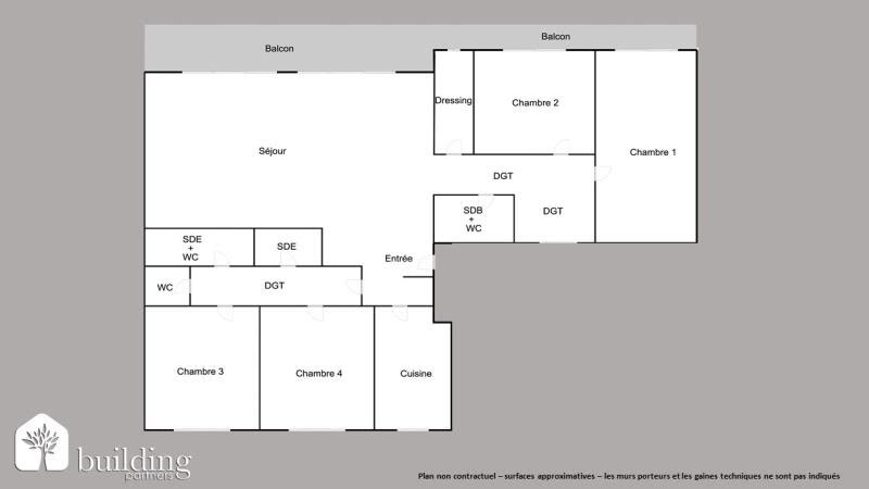 Vente appartement 6 pièces 136 m2