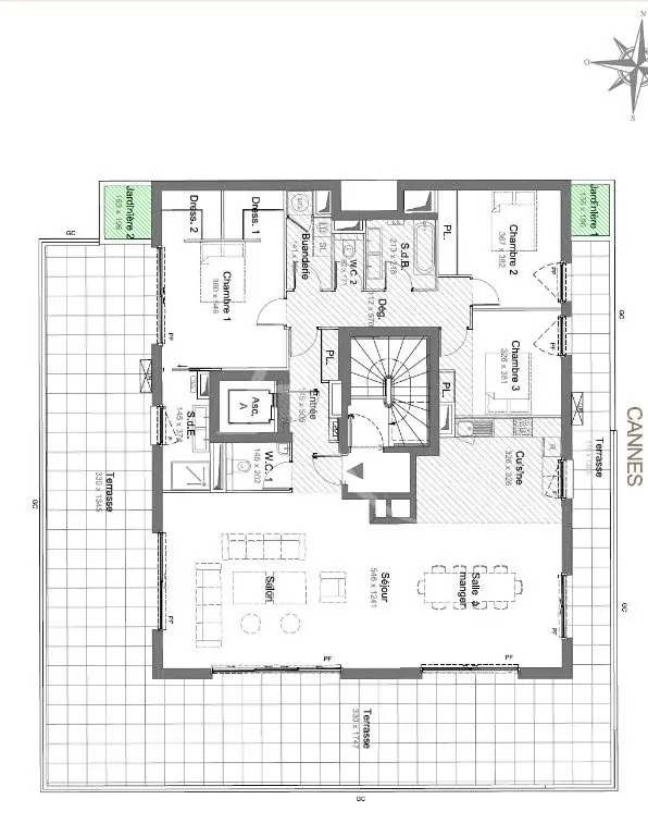 Vente appartement 4 pièces 154,1 m2