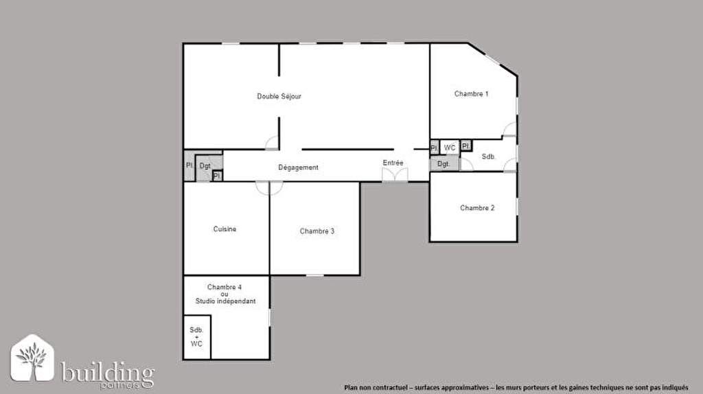 Vente appartement 5 pièces 170 m2