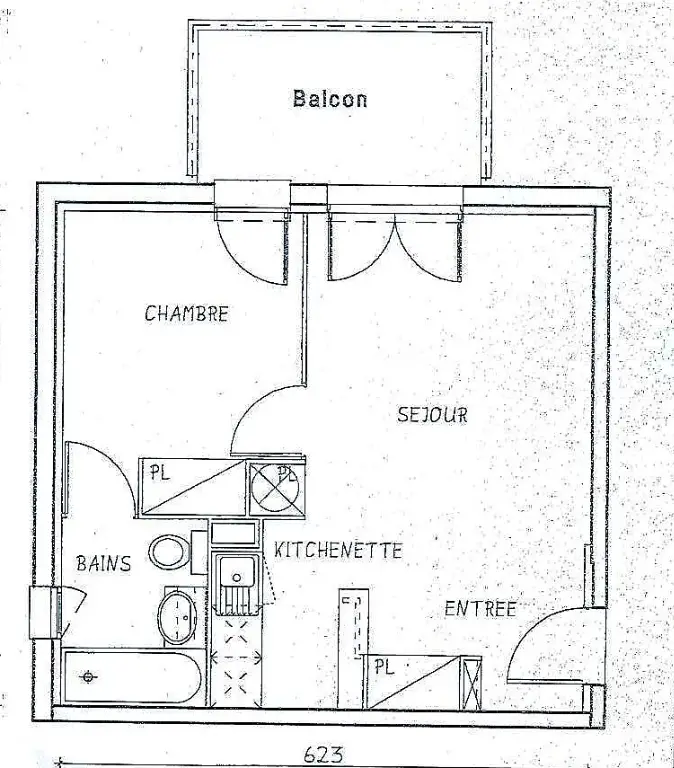 Vente appartement 2 pièces 35 m2