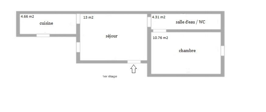 Vente appartement 2 pièces 32 m2