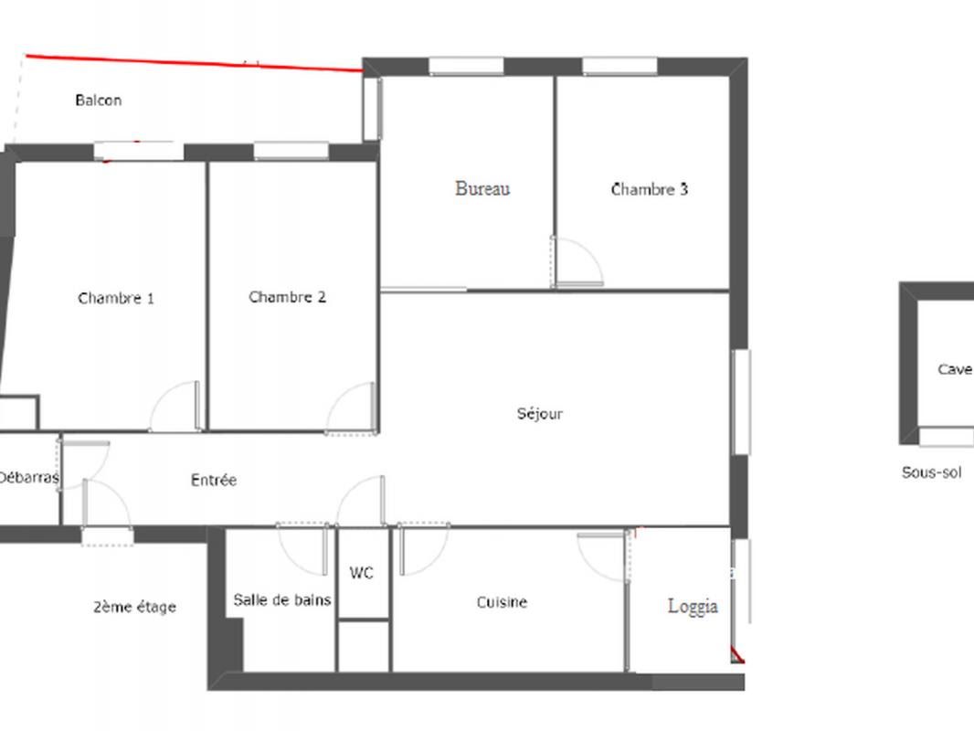 Vente appartement 5 pièces 84 m2