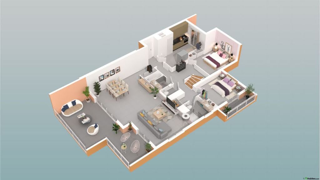 Vente appartement 5 pièces 160 m2