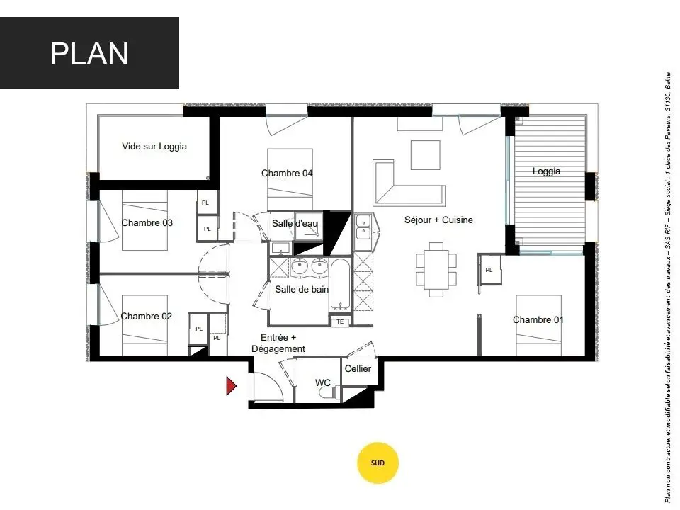 Vente appartement 5 pièces 94 m2