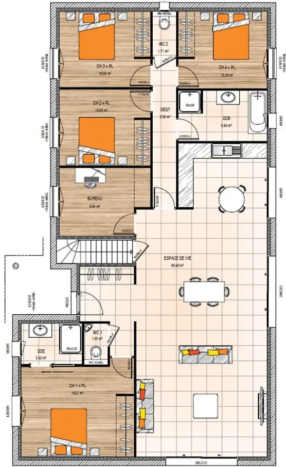 Vente maison 7 pièces 140 m2