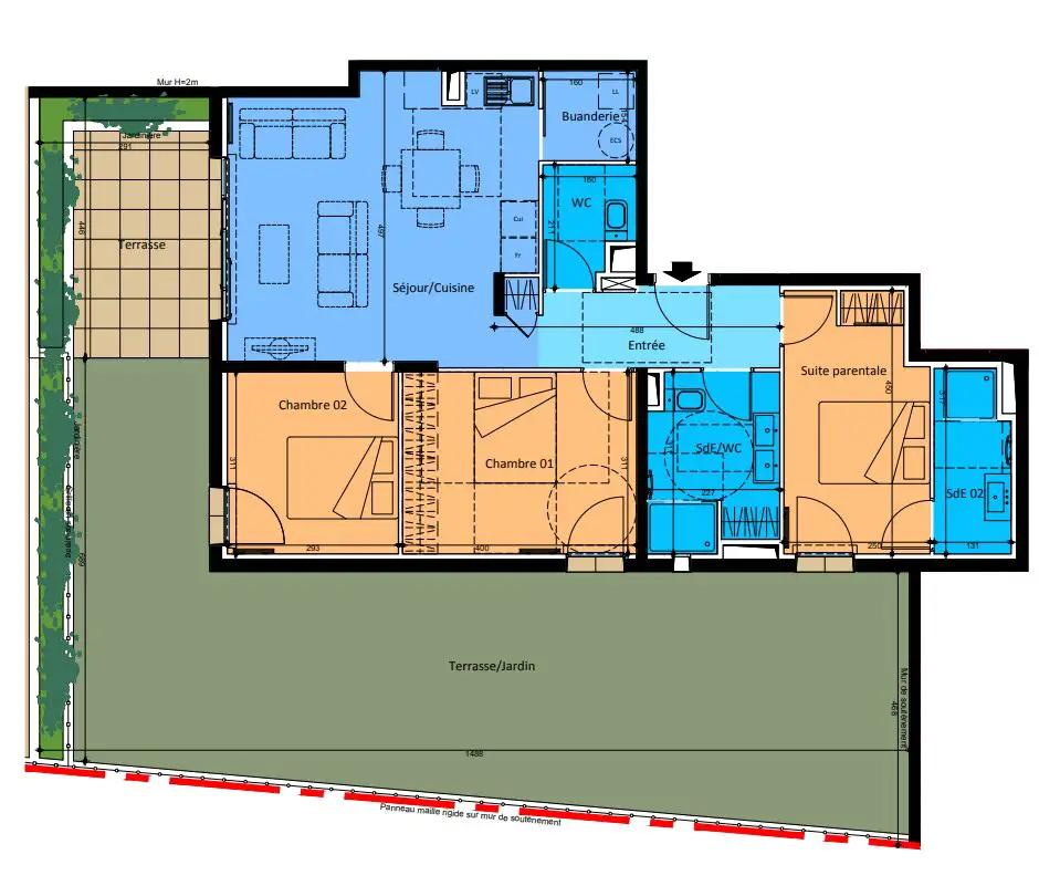 Vente appartement 4 pièces 78,7 m2