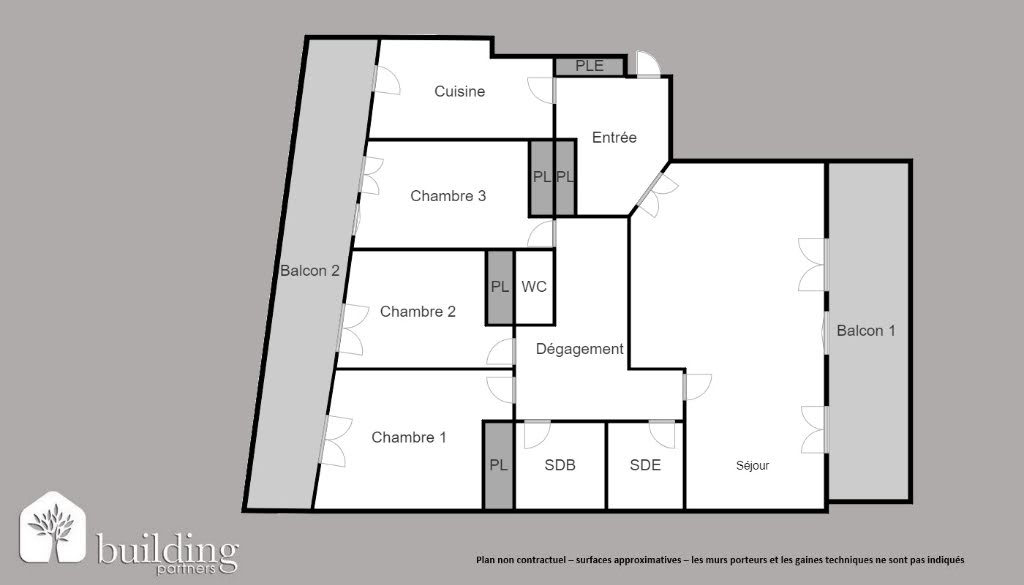 Vente appartement 5 pièces 117,5 m2