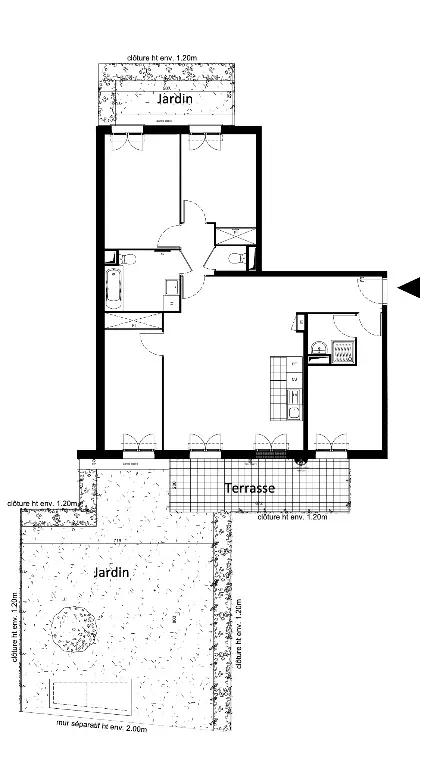 Vente appartement 5 pièces 93,93 m2