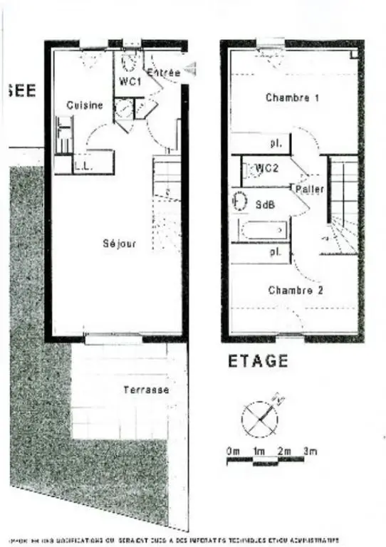 Location appartement 3 pièces 63,1 m2