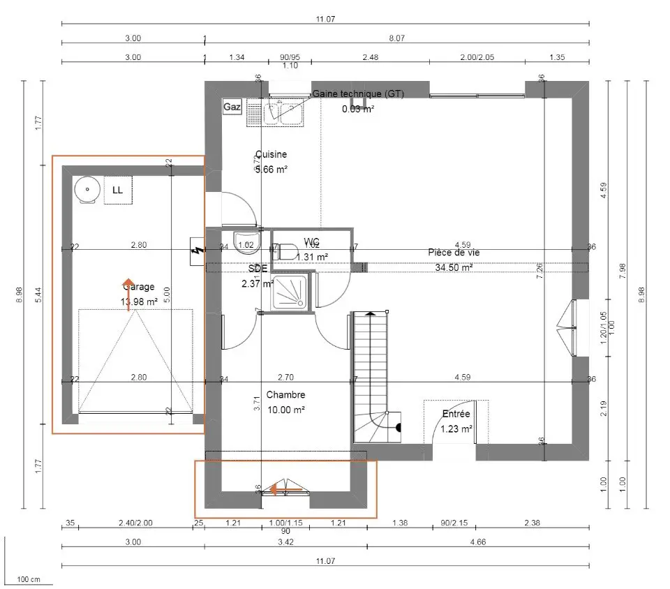 Vente maison 4 pièces 90 m2