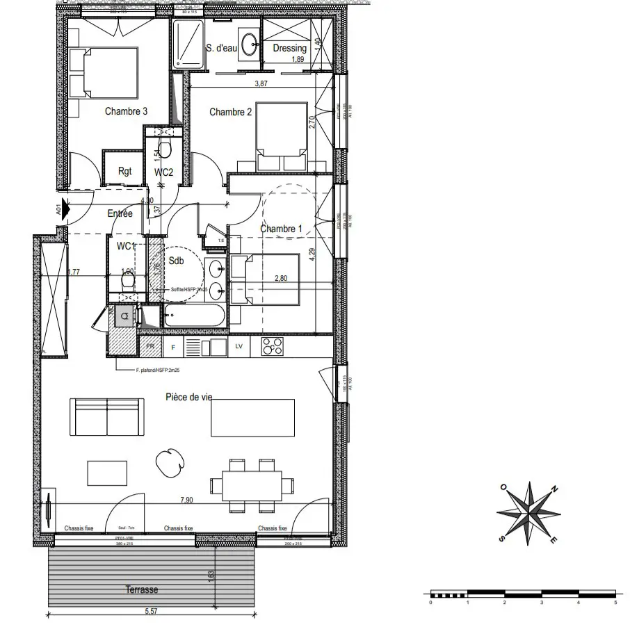 Vente appartement 4 pièces 101,32 m2