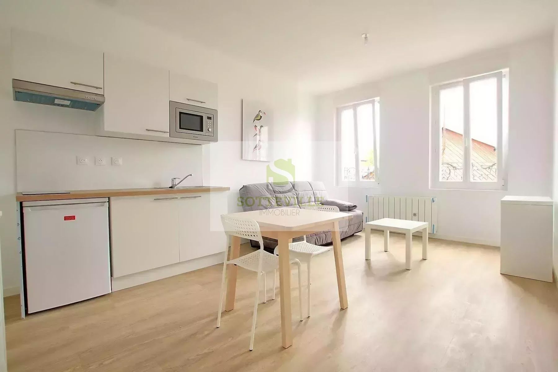 Location appartement meublé 2 pièces 23,9 m2