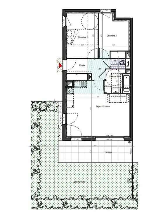 Vente appartement 3 pièces 60,12 m2