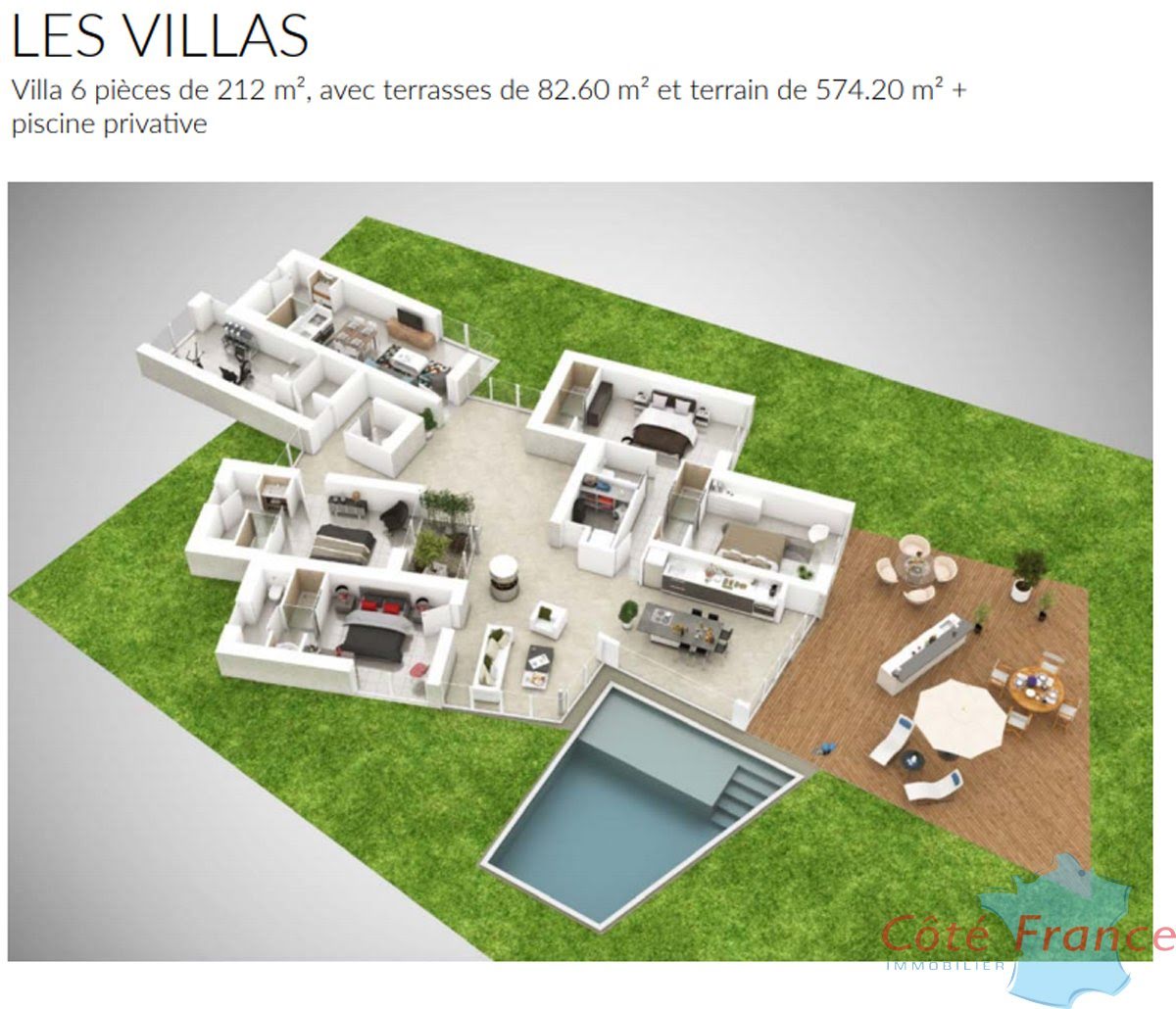 Vente villa 6 pièces 212 m2