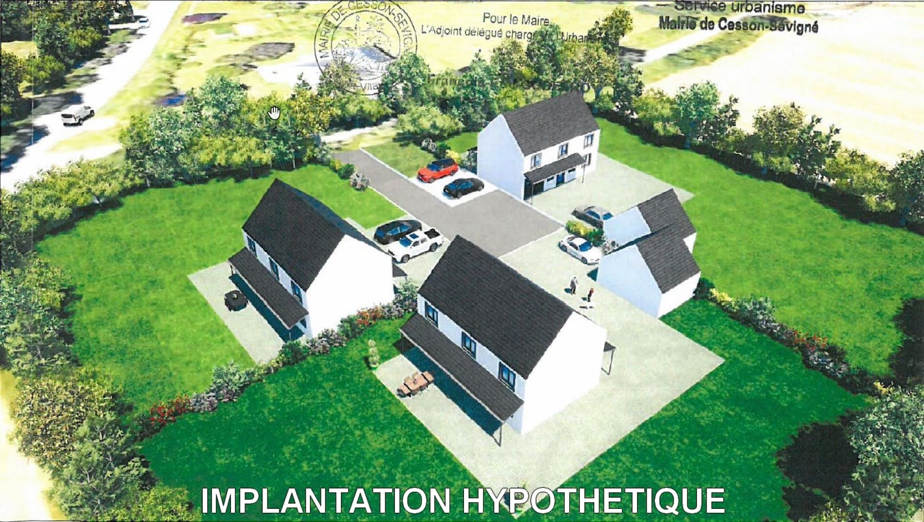 Vente terrain 1 035 m2