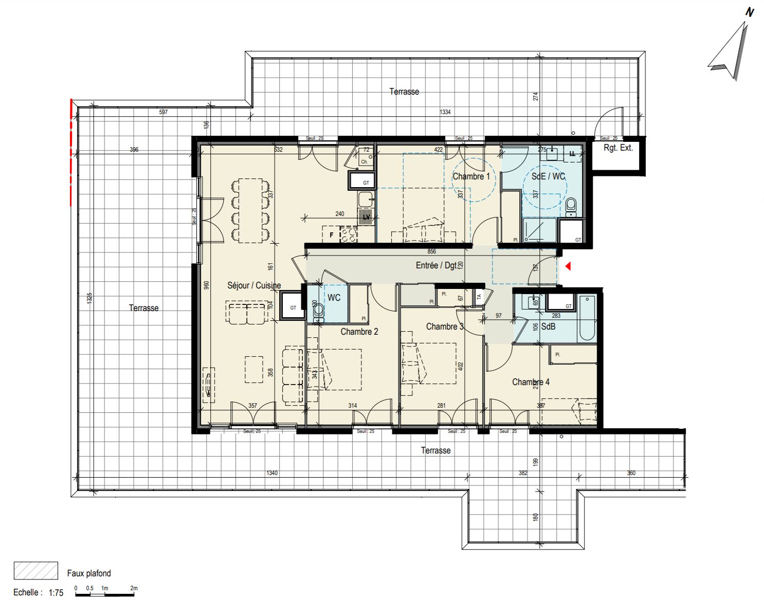 Vente appartement 5 pièces 118,52 m2