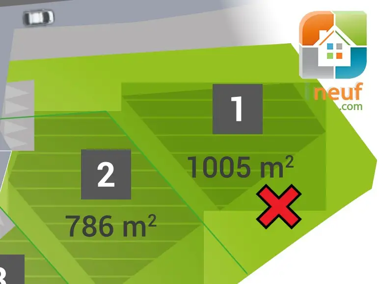 Vente terrain 1 003 m2