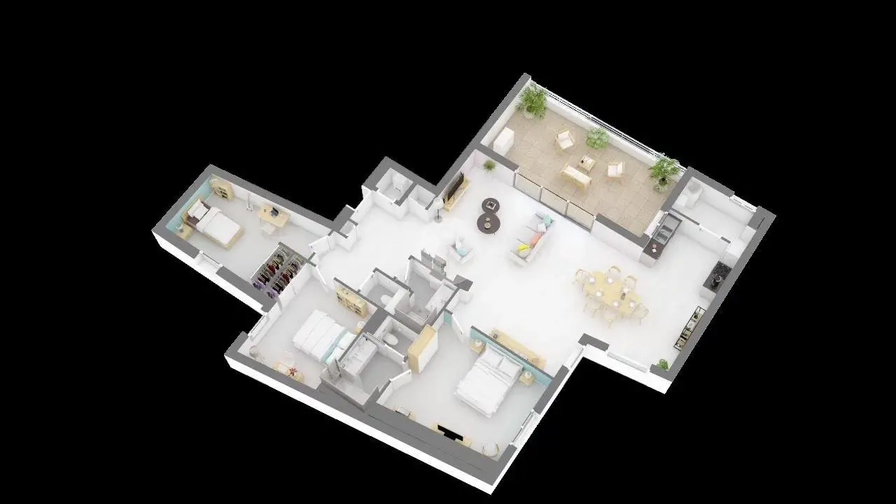 Vente appartement 4 pièces 118,15 m2