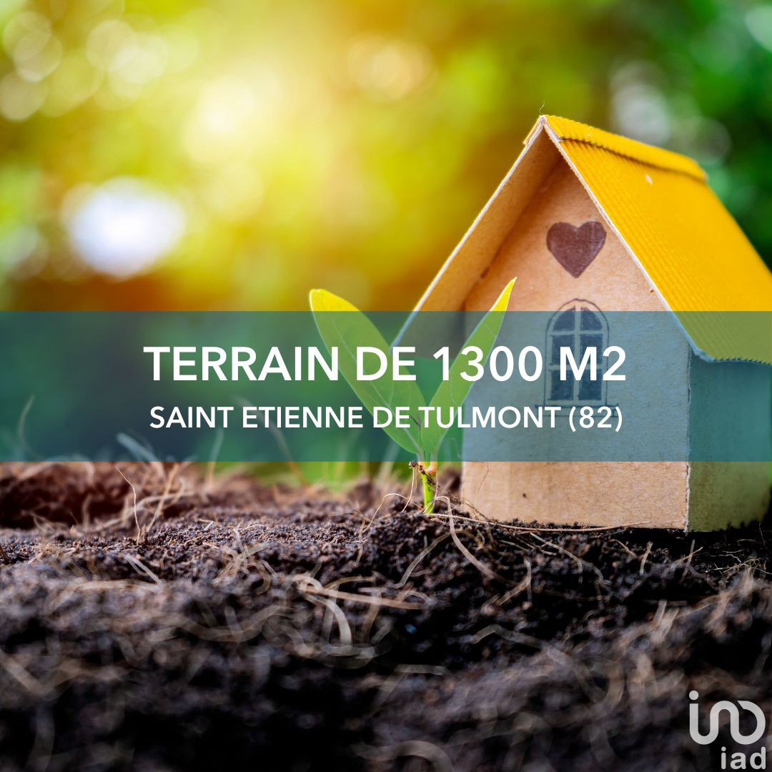 Vente terrain 1 300 m2