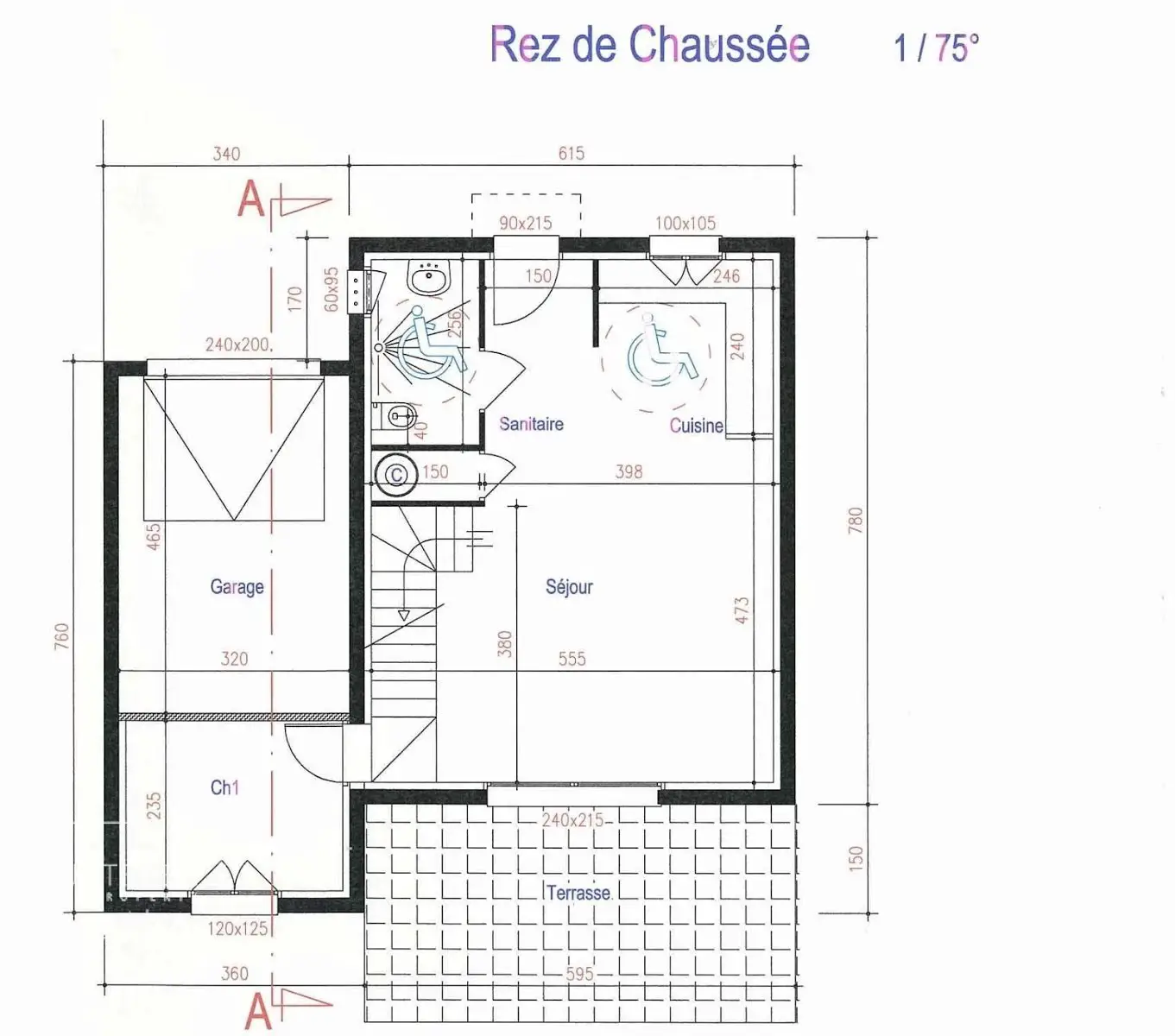 Location maison 5 pièces 95 m2