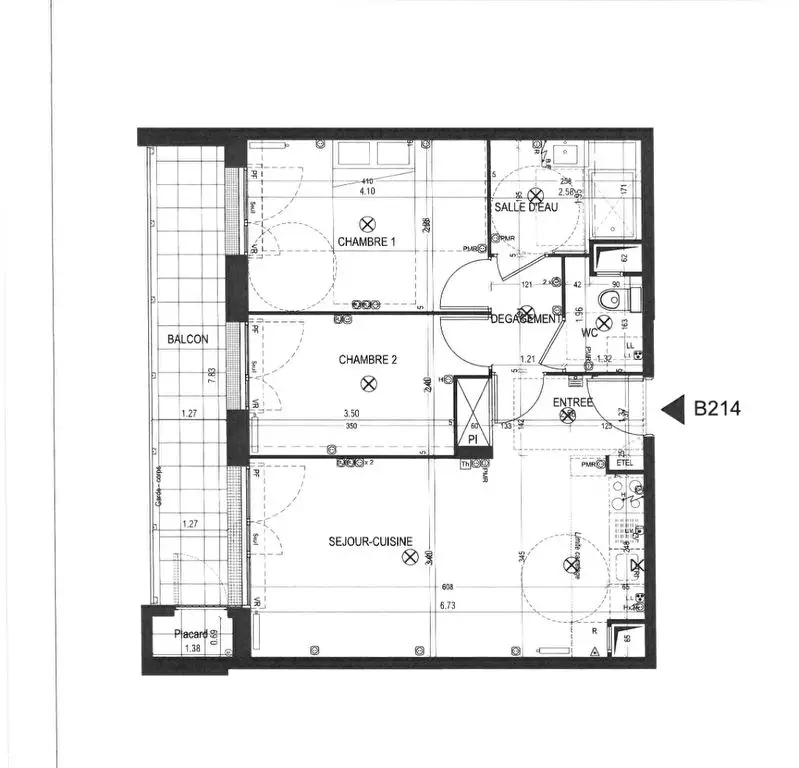 Location appartement 3 pièces 57,1 m2