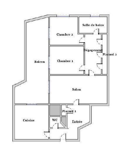 Vente appartement 3 pièces 64,7 m2