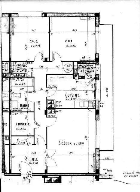 Location appartement 3 pièces 75,31 m2