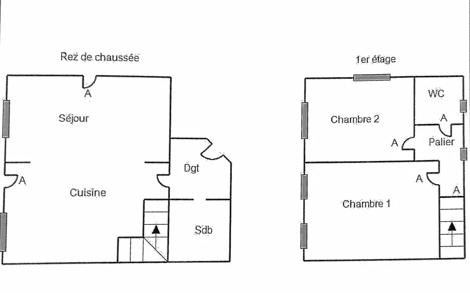 Vente maison 3 pièces 75 m2