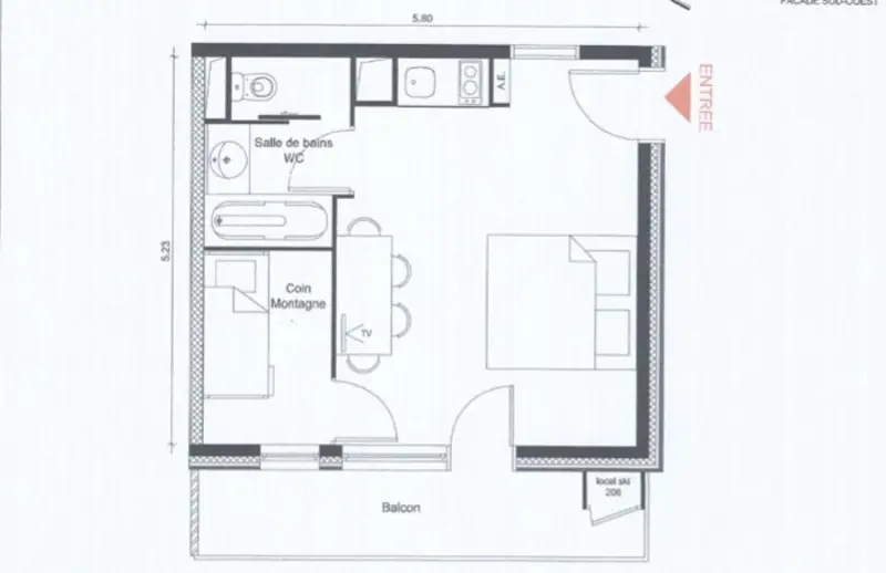 Vente appartement 2 pièces 29 m2