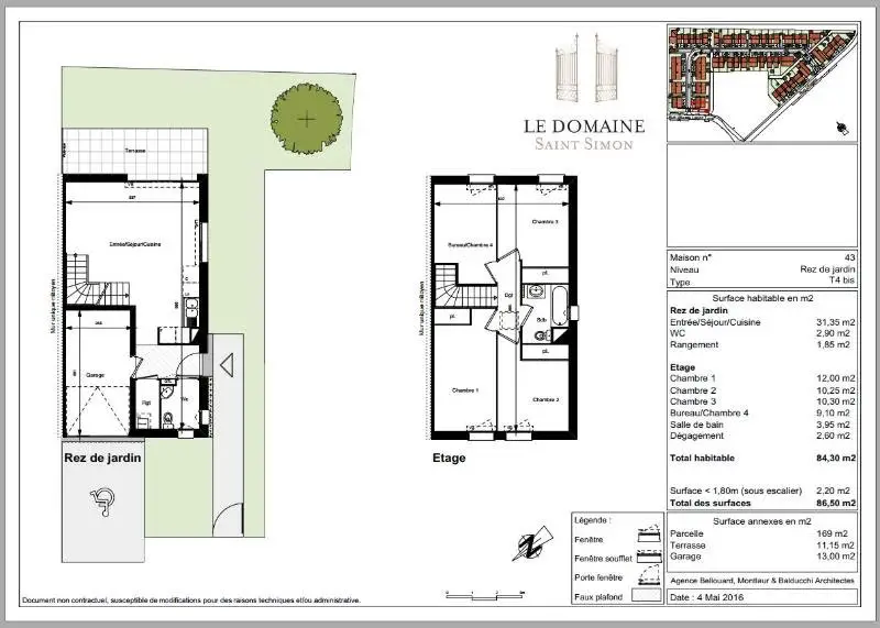 Location maison 4 pièces 84,3 m2