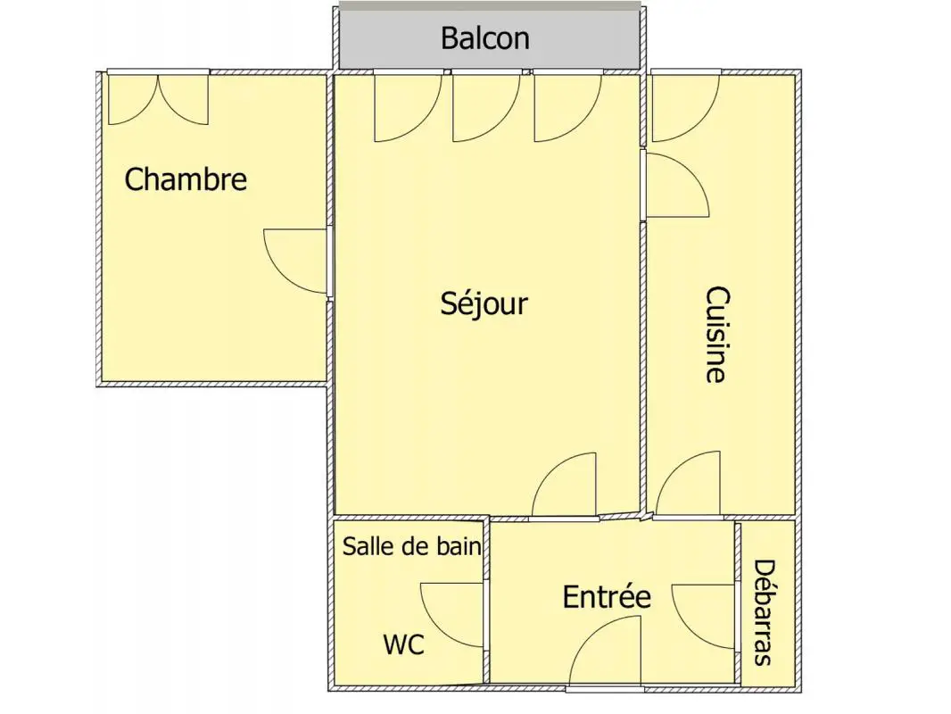 Vente appartement 2 pièces 43,03 m2