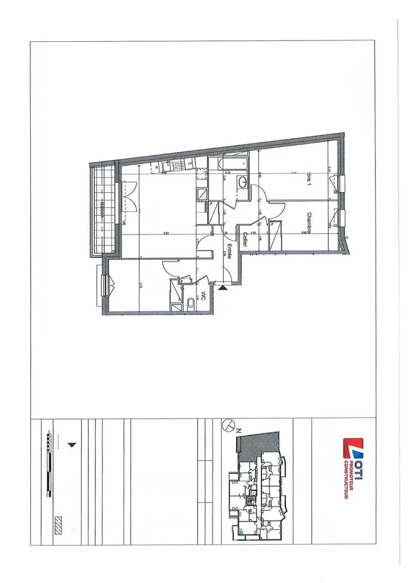 Location appartement 4 pièces 75,93 m2