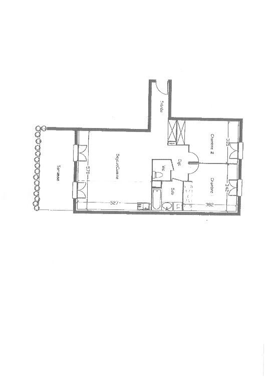 Location appartement 3 pièces 71,97 m2