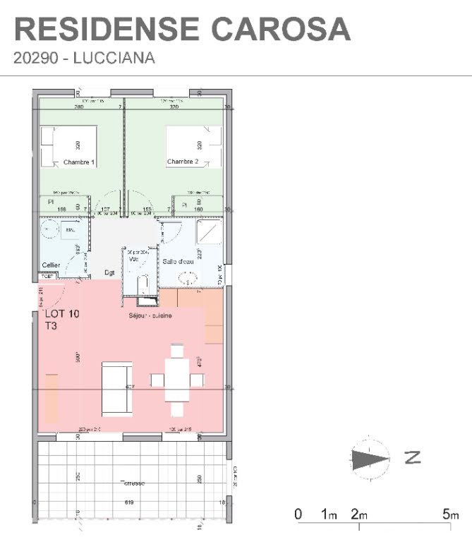 Vente appartement 3 pièces 64,4 m2