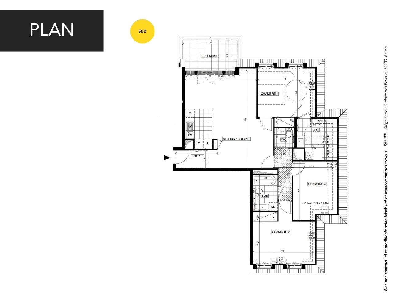 Vente appartement 4 pièces 91 m2