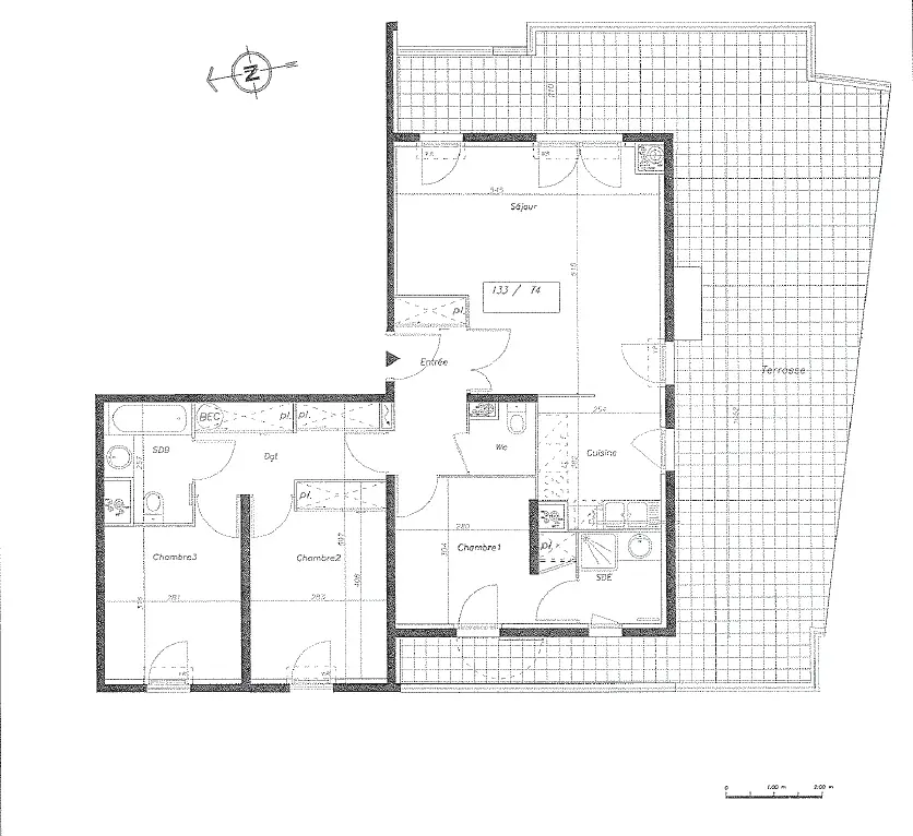 Vente appartement 4 pièces 87,26 m2