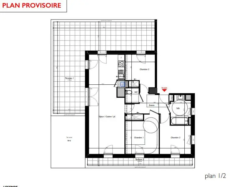 Vente appartement 4 pièces 79,09 m2