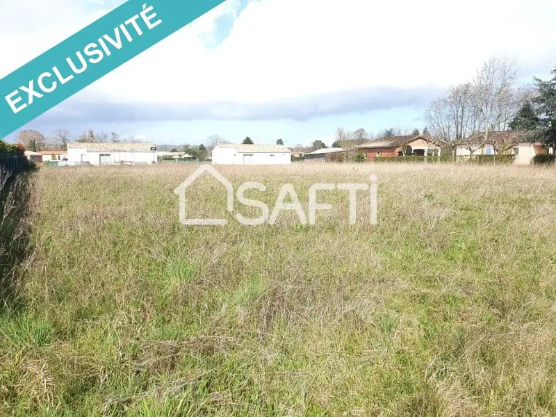 Vente terrain à bâtir 1 100 m2