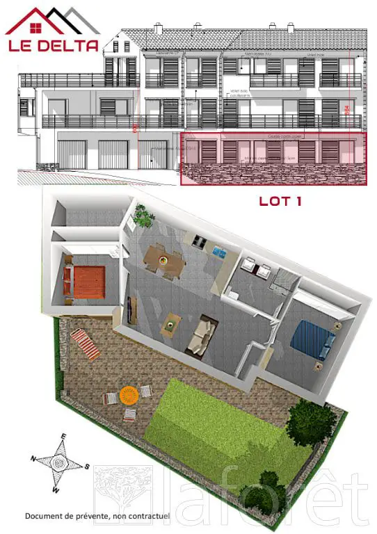Vente appartement 3 pièces 78,2 m2