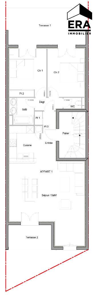 Vente appartement 3 pièces 79,1 m2