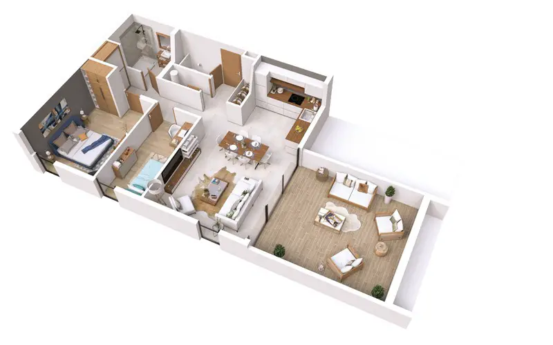 Vente appartement 3 pièces 69 m2