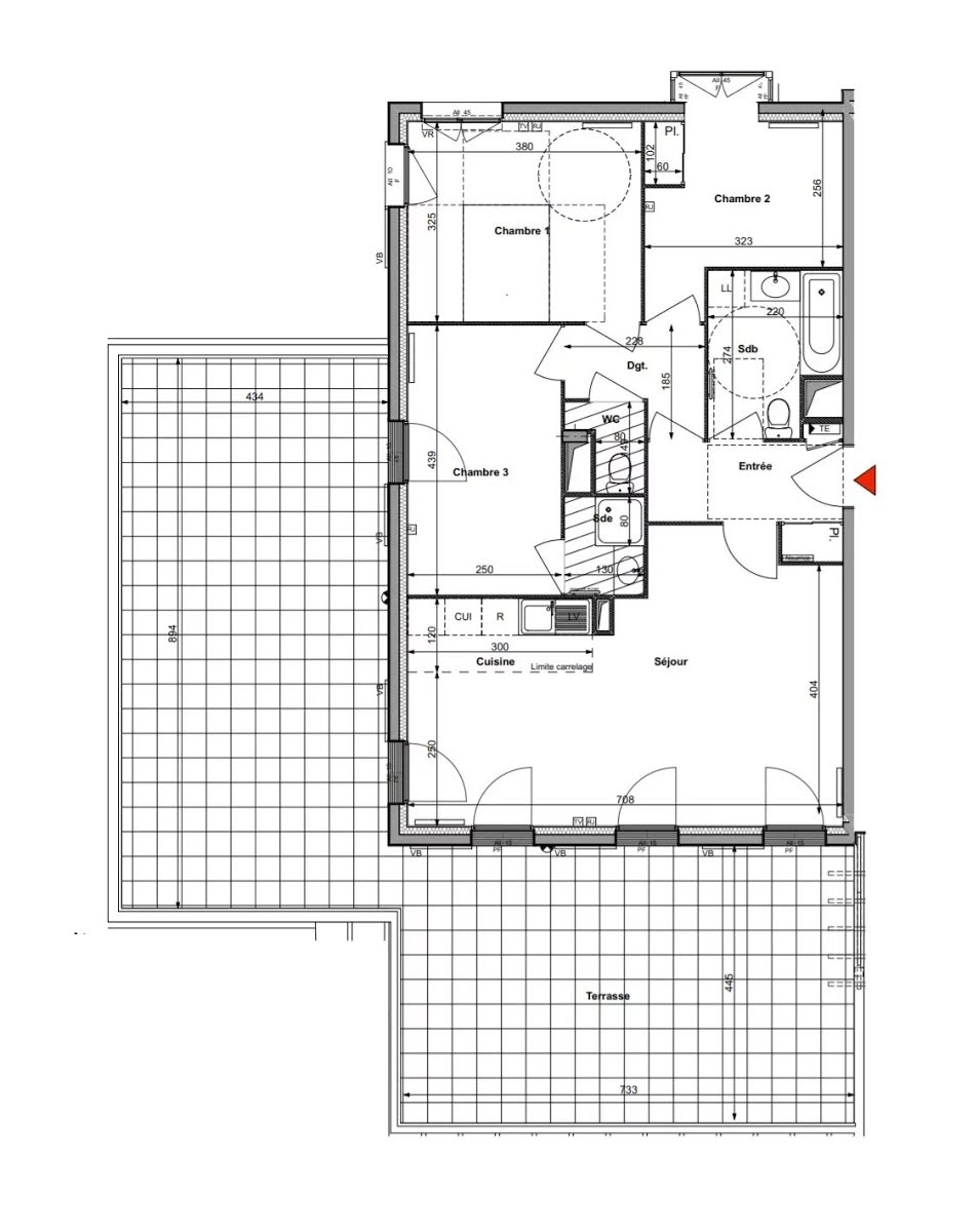 Vente appartement 4 pièces 79 m2