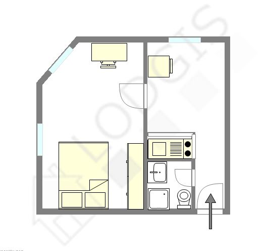 Vente appartement 2 pièces 22 m2