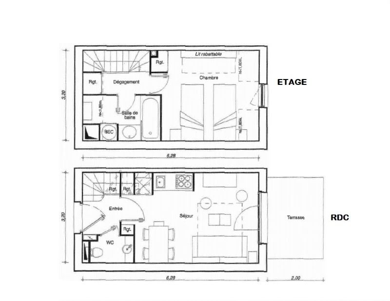 Vente maison 2 pièces 29,59 m2