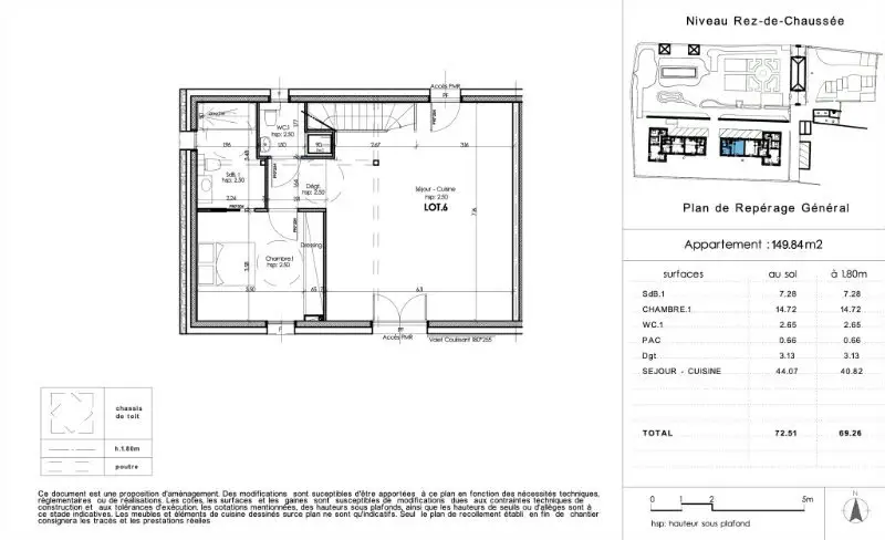 Vente appartement 5 pièces 168 m2