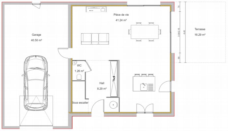 Vente maison 4 pièces 100 m2