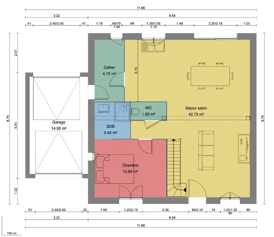 Vente maison 5 pièces 106 m2