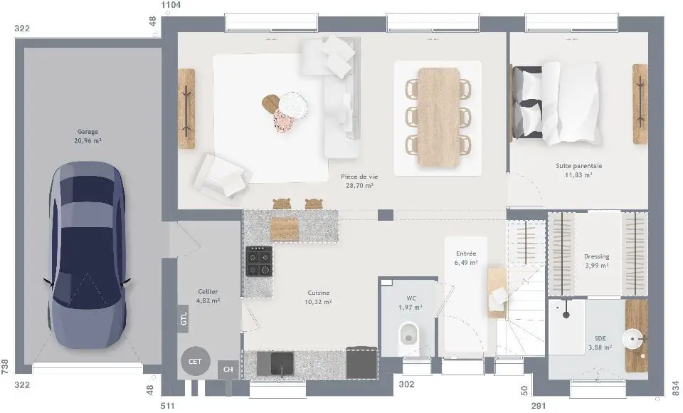 Vente maison 8 pièces 140 m2