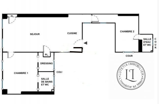 Vente appartement 3 pièces 61 m2