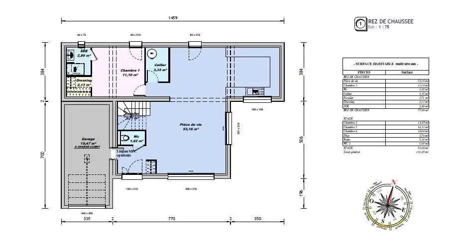 Vente maison 1 pièce 100 m2